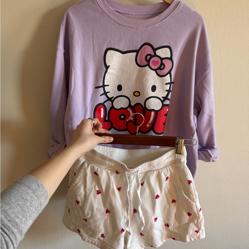 Sanrio Hello Kitty Lavender Sweatshirt
